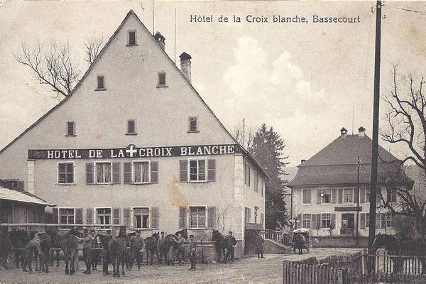 Carte SEB 1994 - Hôtel de la Croix-Blanche vers 1916