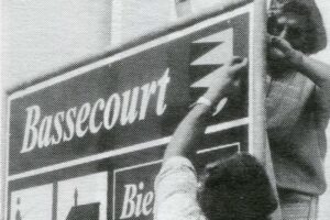 Panneaux aux entrées de Bassecourt
