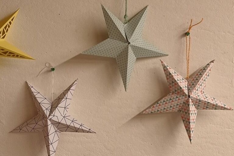 Étoile en papier