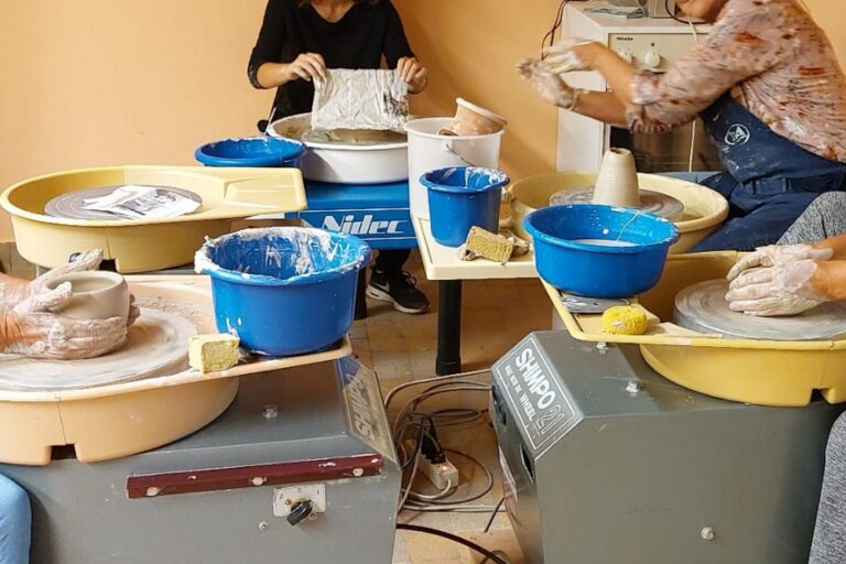 Poterie au tour